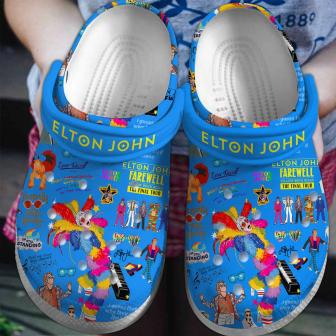 Elton John Singer Music Crocs Crocband Shoes Clogs | Favorety AU