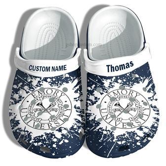 Emory University Graduation Gifts Croc Shoes Customize- Admission Gift Shoes | Favorety CA