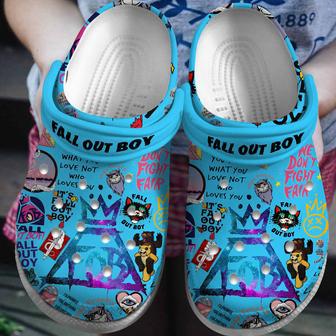 Fall Out Boy Band Music Crocs Crocband Clogs Shoes | Favorety AU