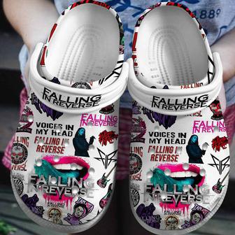 Falling In Reverse Band Music Crocs Crocband Clogs Shoes | Favorety CA