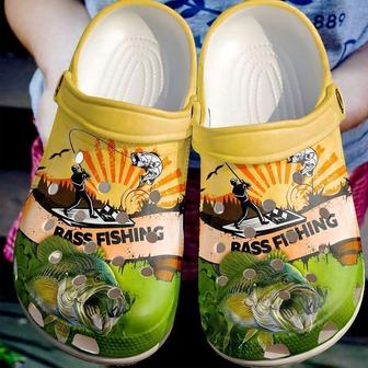 Fishing Bass Classic Clogs Shoes - Monsterry