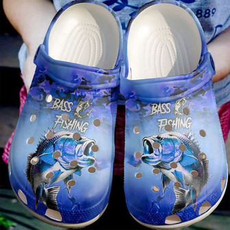 Fishing Bass Classic Clogs Shoes - Monsterry