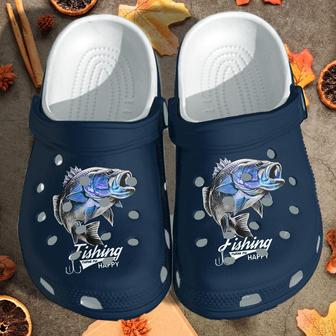 Fishing Clogs Shoes Reel Cool Papa Fathers Day Gifts - Fishing Pop-Pop Hooked Gifts - Monsterry CA