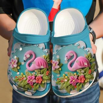 Flamingo Queen Classic Clogs Shoes - Monsterry DE