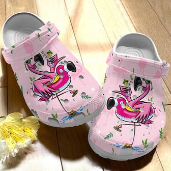 Flamingo Summer Clogs Shoes Birthday Gifts For Female Girls - Monsterry DE