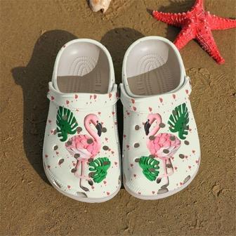Flamingo Tropical Classic Clogs Shoes - Monsterry DE