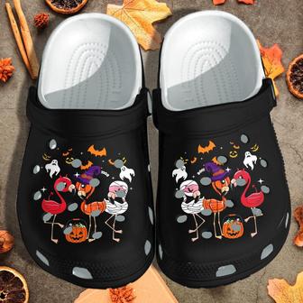 Flamingo Witch Ghost Mummy Cosplay Halloween Shoes Clog - Monsterry