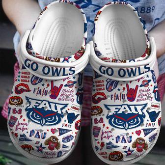 Florida Atlantic Owls Ncaa Sport Crocs Crocband Clogs Shoes | Favorety CA