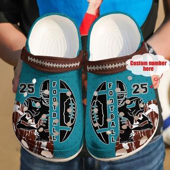Football Personalized Being A Footballer Clog Shoes - Monsterry AU