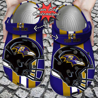Football Personalized Bravens Team Helmets Clog Shoes - Monsterry
