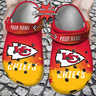 Football Personalized Chiefs Clog Shoes - Monsterry UK