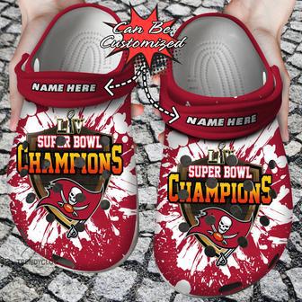 Football Personalized Tb Buccaneers Super Bowl Clog Shoes | Favorety AU