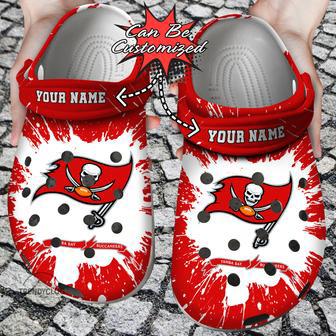 Football Personalized Tb Buccaneers Team Clog Shoes | Favorety