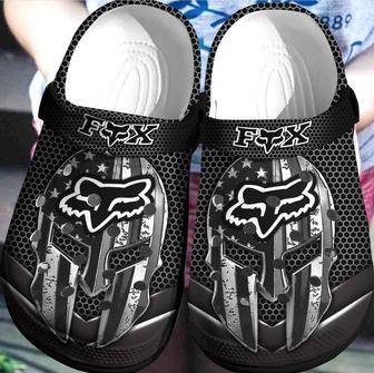 Fox Iron Mask Clogs Shoes - Monsterry