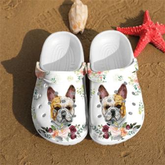 French Bulldog Shoes Crocs Crocband Clogs Shoes For Men Women - Monsterry UK