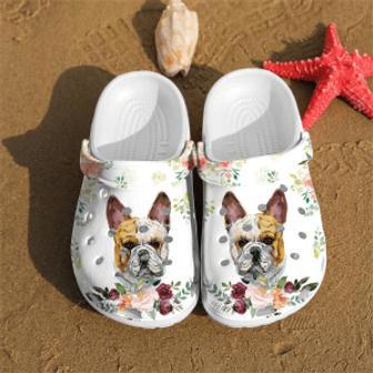 French Bulldog Shoes Crocs Crocband Clogs Shoes For Men Women - Monsterry AU