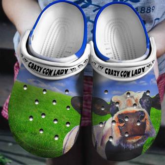 Fresh Farm And Crazy Cow Lazy Shoes Clogs Gifts For Son Daughter - Monsterry AU
