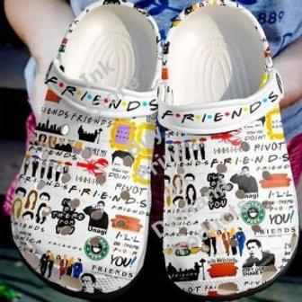 Friend Tv Series Crocs Crocband Shoes Clogs Custom Name For Men Women And Kids - Monsterry DE