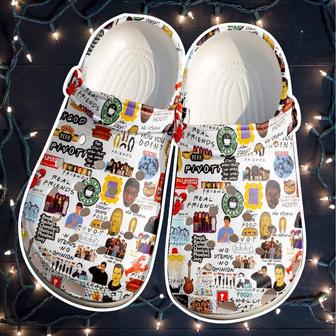Friends Sticker Shoes Clogs - Friends Forever Outdoor Shoes Clogs Gift For Your Friends - Monsterry UK