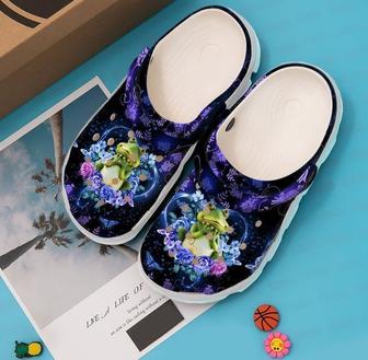 Frog Flowers Classic Clogs Shoes - Monsterry CA