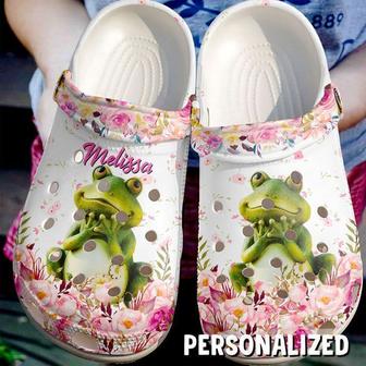Frog Personalized Cute Clog Shoes - Monsterry DE