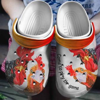 Funny Chicken Play Game Shoes Clogs Gifts For Male Female - Monsterry UK