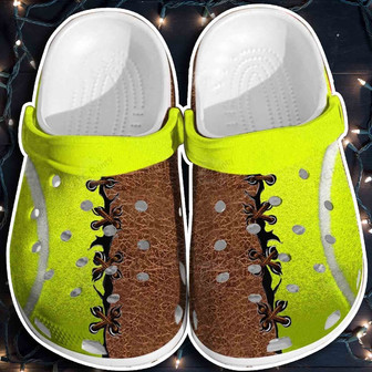 Funny Softball Ball Shoes Clogs Gifts For Son Daughter - Monsterry