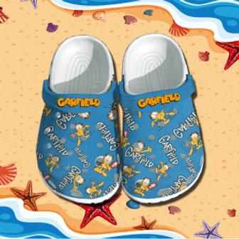 Garfield Crocs Clogs Crocband Comfortable Shoes For Men Women Kids - Monsterry AU