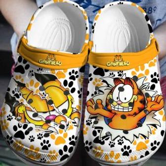 Garfield Crocs Crocband Clogs Shoes Comfortable For Men Women Kids - Monsterry DE