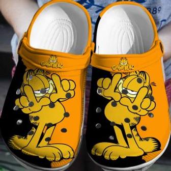 Garfield Crocs Crocband Comfortable Shoes Clogs For Men Women Kids - Monsterry