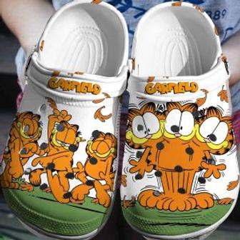 Garfield Crocs Crocband Shoes Clogs Comfortable For Men Women Kids - Monsterry AU