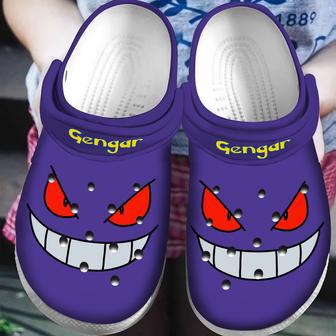 Gengar Pokemon Purple Clogs Shoes | Favorety CA