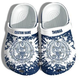 Georgetown University Graduation Gifts Croc Shoes Customize- Admission Gift Shoes | Favorety