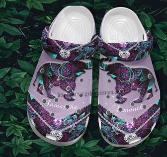 Gift Grandma Shoes Elephant Twinkle Jewelry Shoes - Elephant Lover Croc Clogs Shoes Gift Mother Day 2022 - Monsterry