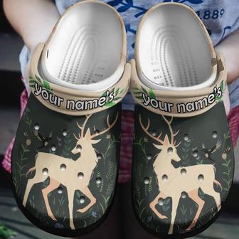 Girl Love Deer Shoes - Christmas Deer Clogs Gift For Men Women - Monsterry