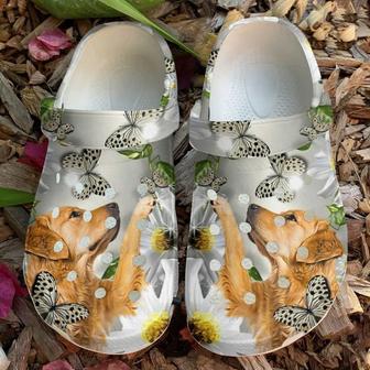 Golden Retriever Daisy Clog Shoes - Monsterry CA