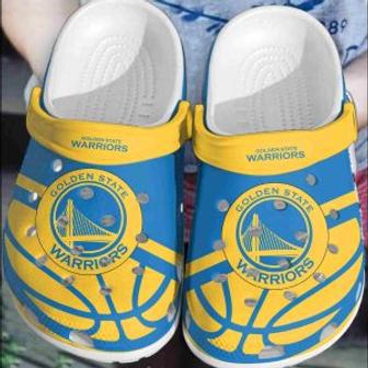 Golden State Warriors Basketball Club Crocband Comfortable Crocs Shoes Clogs For Men Women | Favorety CA