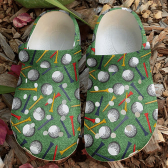 Golf Par-Tee Time Clog Shoes - Monsterry