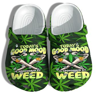 Good Mood Weed Funny Shoes - Hippie Smoke Weed Good Mood Shoes Croc Clogs Gift Men Women - Monsterry