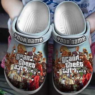 Grand Thef Auto 5 Game Crocs Crocband Clogs Shoes - Monsterry