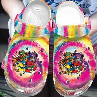 Grateful Dead Bears Play Music Clog Shoes | Favorety