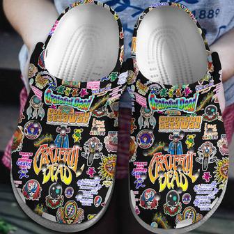 Grateful Dead Music Crocs Crocband Clogs Shoes | Favorety