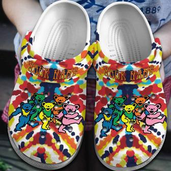 Grateful Dead Music Crocs Crocband Clogs Shoes | Favorety