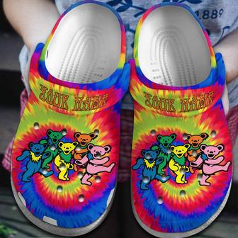 Grateful Dead Music Crocs Crocband Clogs Shoes | Favorety