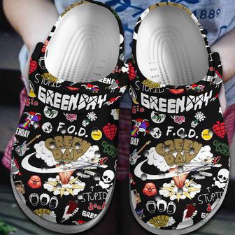 Green Day Band Music Crocs Crocband Clogs Shoes | Favorety