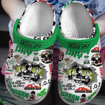 Green Day Music Crocs Crocband Clogs Shoes | Favorety