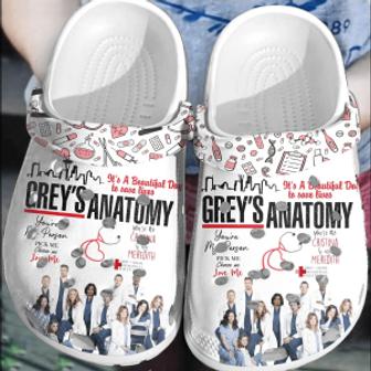 Grey Anatomy American Medical Tv Show Nurse Crocs Crocband Clogs Comfortable Shoes For Men Women - Monsterry AU