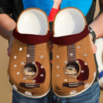 Guitar Is My Love Clog Shoes - Monsterry