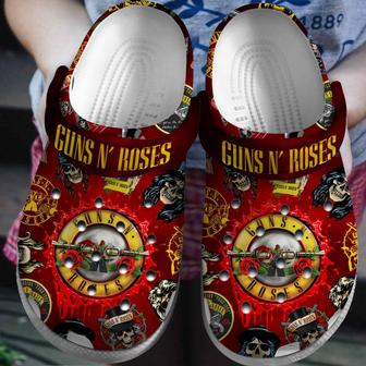 Guns N Rose Music Band Crocs Crocband Clogs Shoes - Monsterry DE