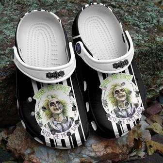 Halloween Beetlejuice Youre The Ghost With The Most Babe Crocband Clogs - Monsterry AU